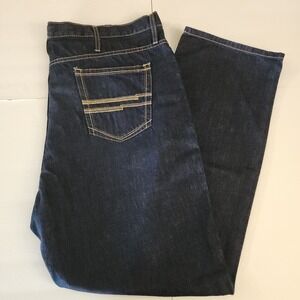 D70 Cinch White Label Mens Dark Wash Relaxed Straight Leg Jeans 44x34 NWOT